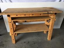 Holumber 27 in. X 5 ft Wooden Work Bench