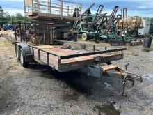 Apx. 16' Double Axle Utility Trailer N/T
