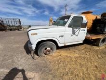1986 FORD  F-350 SGL CAB ODOMETER READS 36,615 KM MILES, VIN/SN: 1FDKF37H1G