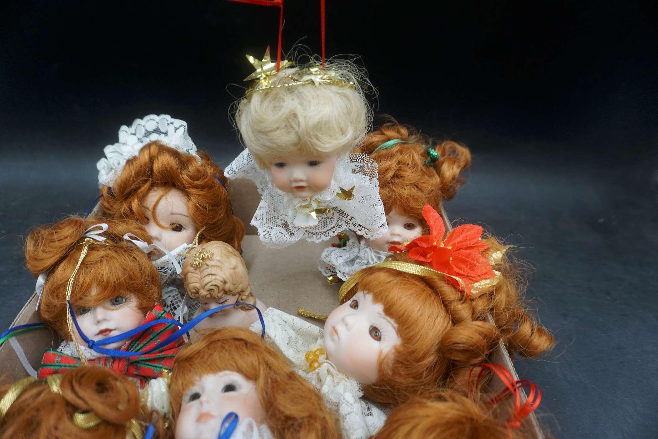 Doll Head Ornaments