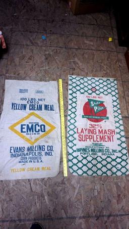 Cream Meal, Mash, Mineral Sacks - State Pilot & Emco
