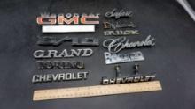 Truck & Car Metal Emblems (Original Parts) - Chevy, Gmc, Buick & More