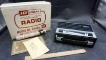 I.D. Ideal Am-Fm Portable Radio Model No. 96404