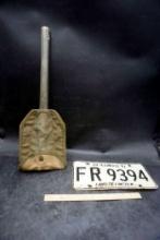 1971 Illinois License Plate & Handled Tool In Canvas Case