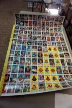 Uncut Sheet Of 1988 Topps Cards