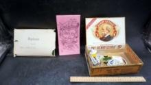 Cigar Box, Diploma, I Love You Coupons, Toy Tractor,