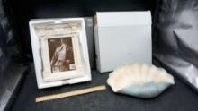 Picture Frame & Decorative Bowl Seashell Design