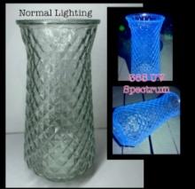 Lead Tall Vase - Very Uv Reactive Like Uranium Glass - Adds Nice Color To Uranium Displays