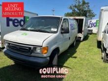 2007 FORD E150 CARGO VAN