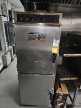 Nu-Vu Stainless steel gas split door smoker 71" x 28"