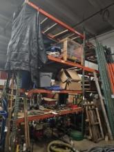 Pallet racking 3 uprights 14 cross beams (sold as two sections)