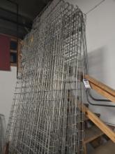 Metal wall racking sold per 8' x 24" sections