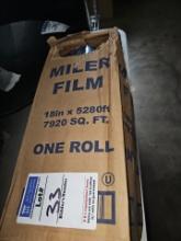 Miller New film 18" x 5280'