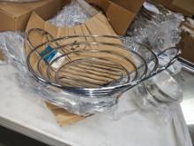 Chrome Plated Basket 12"