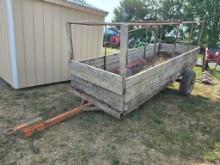 1 axle Wooden Feed Cart