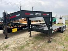 2019 Pratt 24ft Ground Load Tri/A Gooseneck Trailer [YARD 1]