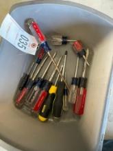 Tool Box with wrenches & screw Drivers