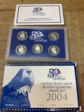2004 50 State Quarters,United States Mint Certificate of Authenticity