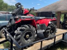 Polaris Sportsman 500 4x4 Relocated Radiator, winch,after math wheels & tires,snorkled runs & drives