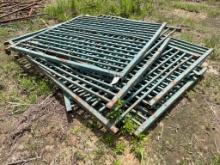 Bundle of metal Fence Panels