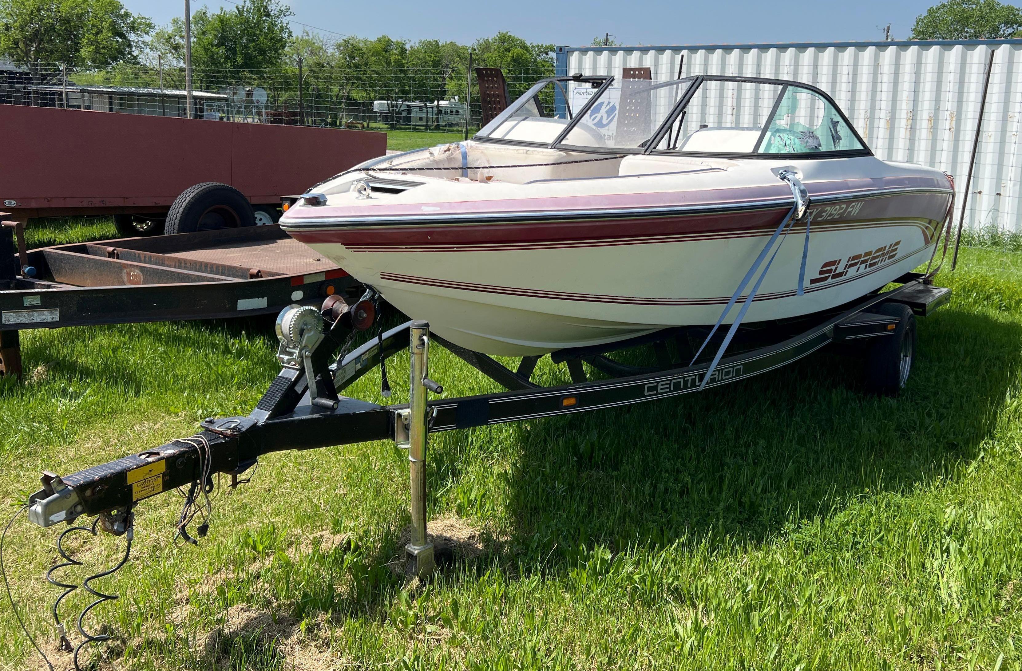 Supreme Boat with Centron Trailer