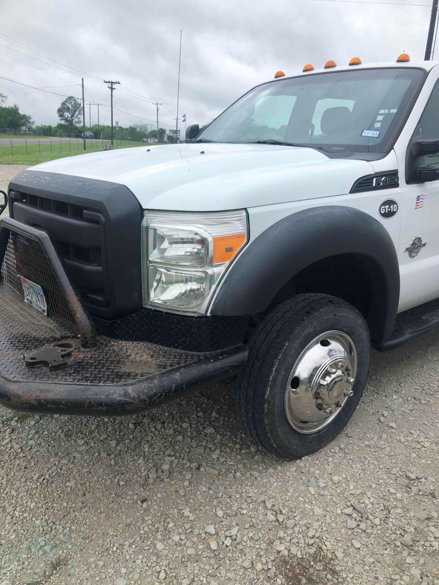 2012 F-450 Super Duty Flatbed Truck -141K Miles - 4x4 - Runs