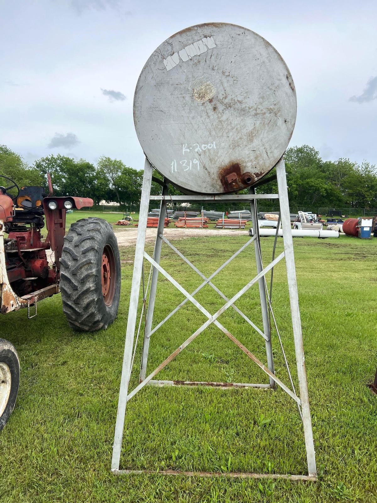 Gravity Flow Fuel Tank on Stand