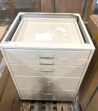 5 Drawer Metal Base Cabinet - 35.25 in x 21 5/8 in x 24 in - Qty. 3x Money - New