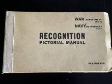 1943 WWII War Department Aircraft I.D. Manual