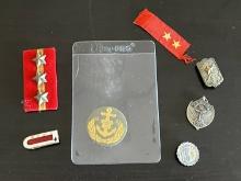 Japanese WWII Insignia / Pin Lot