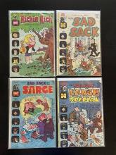 Sad Sack Harvey Comic #239 & #107. Sad Sack Laugh Special Harvey Comic #81. Richie Rich Harvey Comic