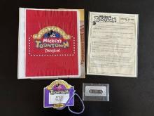 Toon Town Grand Opening Press Kit 1993 With 8 B&W Photos 8x10s Plus Folder, and 3 Ring Binder With I
