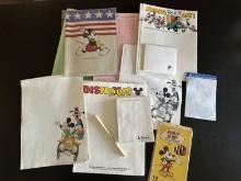 Lot of Disney Paper, Note Pads, Colored Pencils, Graph Paper, Blank Name Plates, Letterheads and Env