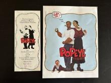 Los Angeles Childrens Museum Benefit World Premiere of POPEYE Robin Williams Ticket and Program 1980