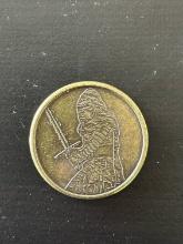 Disneyland Coin Medallion Star Wars Kylo Ren 2024 Bronze Season of the Force Disney