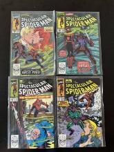 4 issues. The Spectacular Spider-Man Marvel Comics #164, #165, #166 & #167 1990