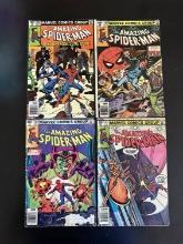 4 Issues. The Amazing Spider-Man Marvel Comics #213, #207, #206, & #202. Bronze Age 1980, 1981.