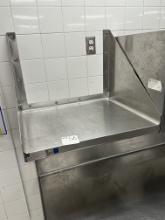 27"W x 22"D Stainless Steel Wall Mount Microwave Shelf