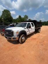 2013 Ford F 450 Super Duty XLT 4DR Crew Cab Flatbed Dump Truck