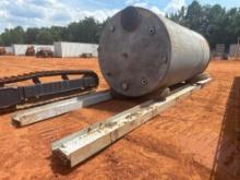 5000 GALLON REFURBISHED TANK WITH 2 STEEL I BEAMS