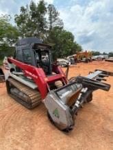 2016 TAKEUCHI TL12 CRAWLER SKID STEER WITH FAE UML/SSL-150VT FORESTRY MULCHER