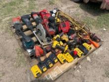 Drills, circular saw, grinder, hammer drill, tools