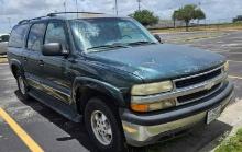 2002 Chevrolet Suburban Multipurpose Vehicle (MPV), VIN # 3GNEC16Z52G335687