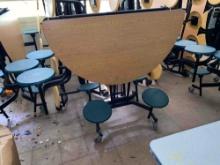 Round Cafeteria Table with Seats