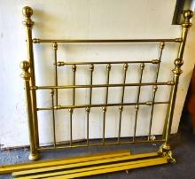 VINTAGE BRASS QUEEN BED FRAME - PICK UP ONLY