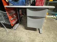 Steel Case Desk
