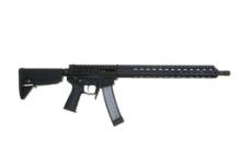 Wraithworks WARSCORP9 Side-charging AR Rifle - Black | 9mm | 16" Barrel | 13" M-LOK Rail | Accepts