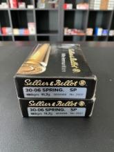 Sellier & Bellot - SP - 20 Round Box - 30-06 Spring