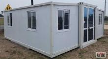 Diggit DT-20 19' x20' 400sq ft Expandable Container Modular House, Office, Hunting Cabin, 2
