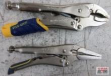 Irwin Vise-Grip 6LN 6" Long Nose Pliers... Irwin Vise-Grip 7CR 7" Curved Jaw Locking Pliers...